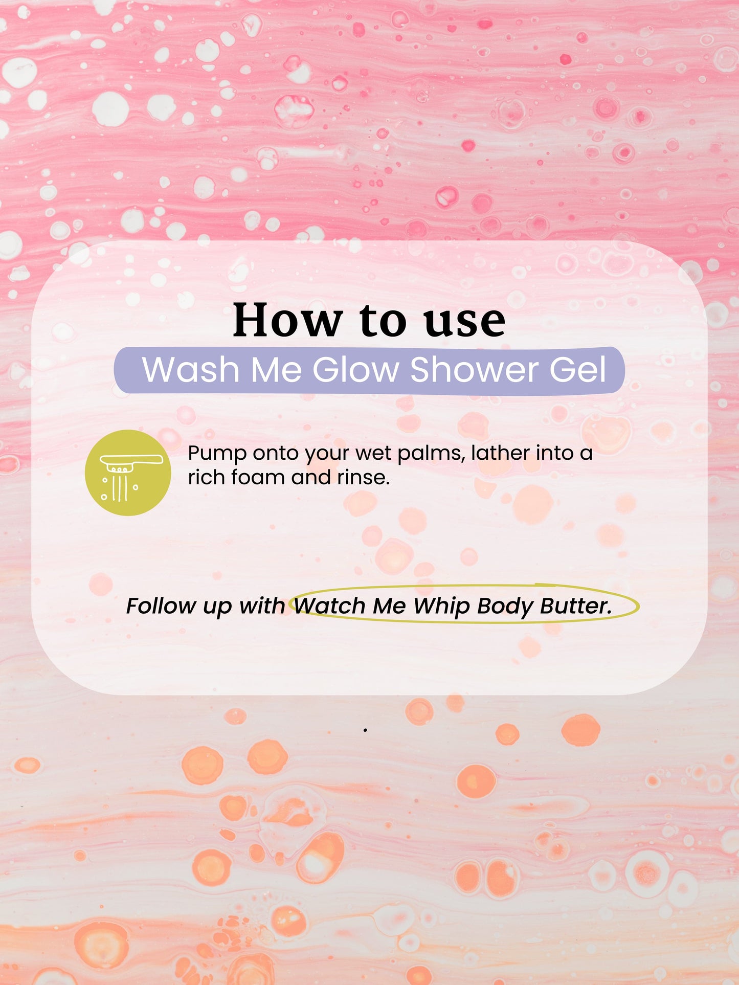Wash Me Glow Shower Gel